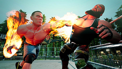 画像ギャラリー No.004のサムネイル画像 / 「WWE 2K バトルグラウンド」本日リリース。WWEのスーパースター達が繰り広げる，なんでもありの大乱闘を楽しもう