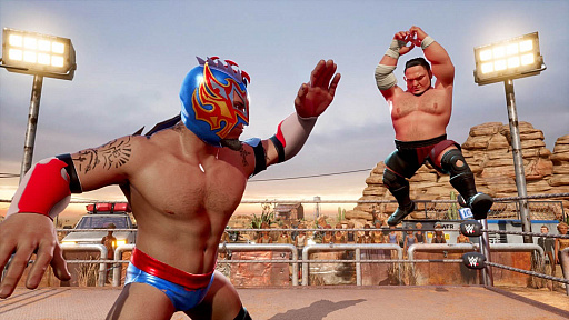画像ギャラリー No.005のサムネイル画像 / 「WWE 2K バトルグラウンド」本日リリース。WWEのスーパースター達が繰り広げる，なんでもありの大乱闘を楽しもう