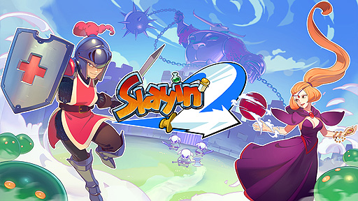 画像ギャラリー No.002のサムネイル画像 / スマホで人気を博した「Slayin」の続編「Slayin 2」がSwitchで本日配信開始。シンプルな操作で楽しめるアクションRPG