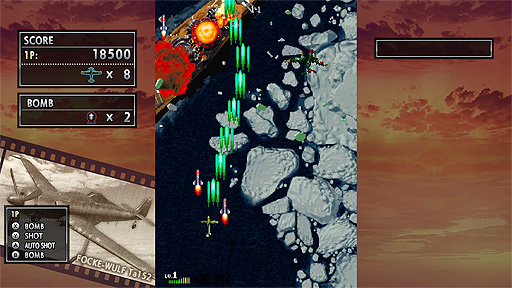 画像ギャラリー No.003のサムネイル画像 / 彩京STG「ストライカーズ1945 II」PC版の配信がSteamで本日開始。Switch版をベースにスコアアタックとオンラインランキングを実装