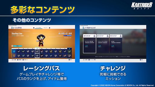 画像ギャラリー No.025のサムネイル画像 / 「カートライダー ドリフト」の発表会をレポート。クロスプラットフォーム対応で，世界中をつなげるオンラインサーキットの展開を目指す