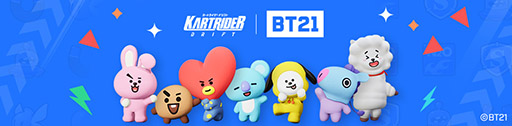 画像ギャラリー No.002のサムネイル画像 / キャラクターブランドBT21のKOYA，RJらが「カートライダー ドリフト」に参戦。新要素を追加したシーズン2も始動