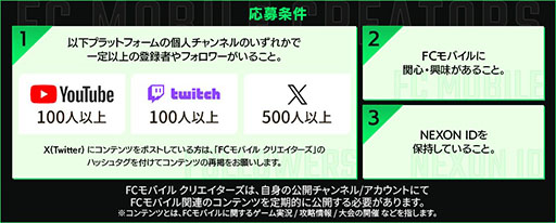 画像ギャラリー No.004のサムネイル画像 / 「FC MOBILE」,クリエイターサポートプログラムの事前説明生放送を本日16:00に実施