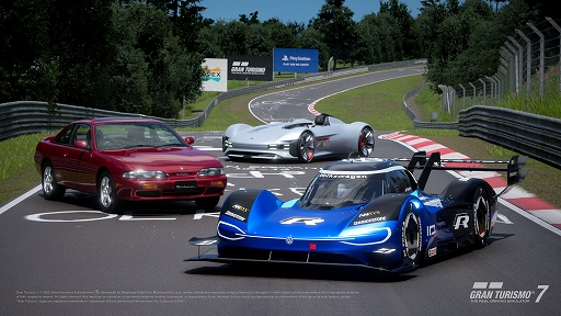 画像ギャラリー No.001のサムネイル画像 / 「グランツーリスモ7」，フォルクスワーゲン ID.R，日産 シルビア K's，ポルシェ Vision Gran Turismo Spyderが登場