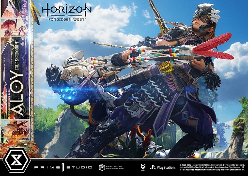 画像ギャラリー No.002のサムネイル画像 / 「Horizon Forbidden West」のアーロイを1/3スケールで立体化。プライム1スタジオ，「アーロイ カージャ・シャドウ DX ボーナス版」を発表