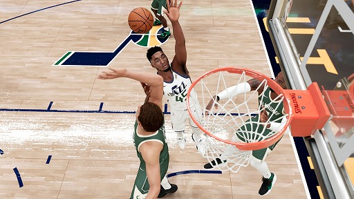 画像ギャラリー No.001のサムネイル画像 / PS5/Xbox Series X版「NBA 2K21」を紹介する“コートサイドレポート”第2弾が公開。役割ごとのモーションが増加し，操作や状況判断がより直感的に