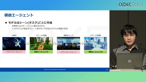画像ギャラリー No.013のサムネイル画像 / ゲームプレイを含むシステム機能テストを自動化するAI技術とは。PS5のシステムソフトウェアQAチームの取り組みを紹介したセッションをレポート［CEDEC 2024］