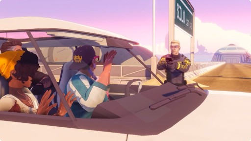 画像ギャラリー No.005のサムネイル画像 / パトカーに呼び止められた主人公一行の結末は？ 「Dustborn」の最新ゲームプレイトレイラーが公開に