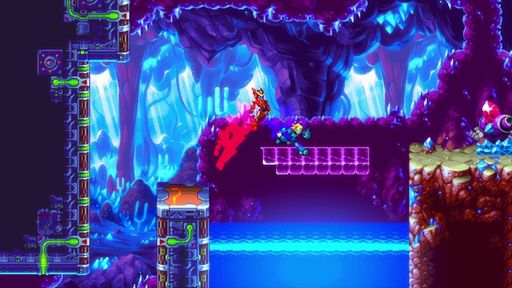 画像ギャラリー No.001のサムネイル画像 / 「ロックマンX」にインスパイアされた2Dアクション「30XX」，正式版をSteamで配信開始。数千年後の世界で遺されたもののために戦う