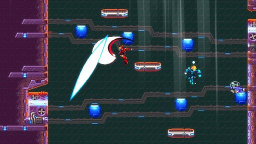 画像ギャラリー No.004のサムネイル画像 / 「ロックマンX」にインスパイアされた2Dアクション「30XX」，正式版をSteamで配信開始。数千年後の世界で遺されたもののために戦う