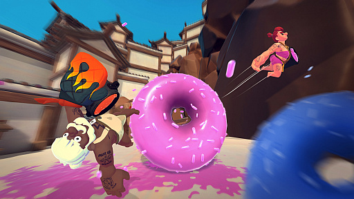 画像ギャラリー No.002のサムネイル画像 / 「RAWMEN: Food Fighter Arena」のオープンプレイテストが4月24日から開催。半裸のラーメンマニアが戦うアリーナシューター
