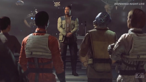 画像ギャラリー No.005のサムネイル画像 / 「Star Wars： スコードロン」のシングルプレイにフィーチャーした新ムービーが公開。ストーリーの一端が確認できるシーンも収録