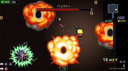 画像ギャラリー No.012のサムネイル画像 / 「ラズベリーマッシュ」のSwitch版が配信開始。ポップとバイオレンスが融合した，ダンジョン探索型のアクションSTG