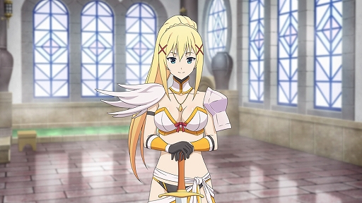 画像ギャラリー No.003のサムネイル画像 / 「この素晴らしい世界に祝福を! 〜この欲望の衣装に寵愛を!〜」,店舗特典“特別水着DLC”の詳細が公開