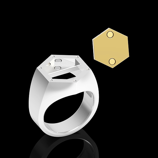画像ギャラリー No.008のサムネイル画像 / 「メダロット」シリーズのジュエリー“メダルリング”が発売。受注受付中