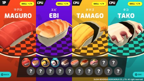 画像ギャラリー No.004のサムネイル画像 / アクションリバーシ「SUSHI REVERSI〜寿司リバーシ〜」の発売日が7月22日に決定。あらかじめダウンロードは7月16日スタート