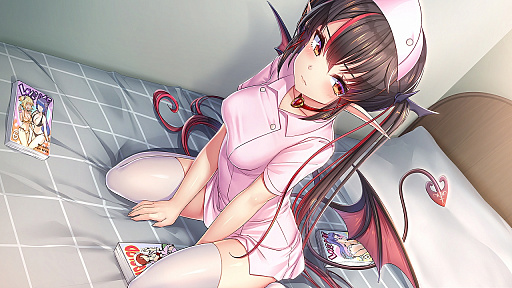 画像ギャラリー No.005のサムネイル画像 / Switch版「とらぶるでいず」が2020年7月9日に配信開始。秋葉原を舞台にサキュバスと生活を楽しめる恋愛アドベンチャーゲーム