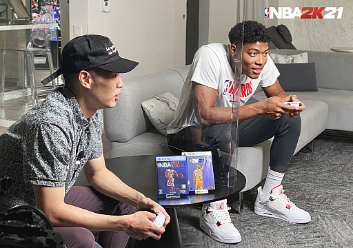 画像ギャラリー No.003のサムネイル画像 / 「NBA 2K21」，日本公式アンバサダー八村 塁選手がYouTuber Riuto AFさんと対戦するゲームプレイ映像が公開。八村選手のメッセージも