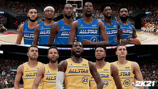 画像ギャラリー No.001のサムネイル画像 / 「NBA 2K21」，最新の選手レーティングが発表。“NBA オールスター 2021”が開催