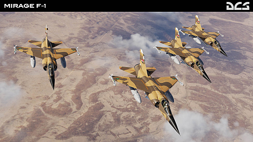 画像ギャラリー No.005のサムネイル画像 / 「DCS: Mirage F-1」の販売スタート。一世を風靡したマルチロール機，ミラージュF1が“DCS World”に参戦