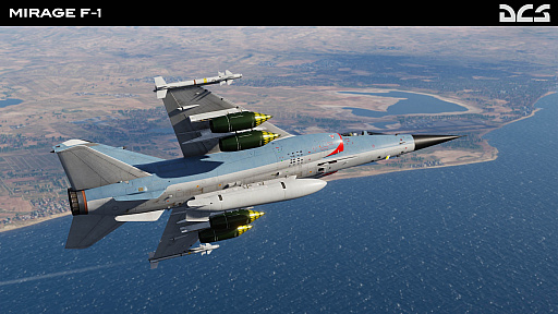 画像ギャラリー No.006のサムネイル画像 / 「DCS: Mirage F-1」の販売スタート。一世を風靡したマルチロール機，ミラージュF1が“DCS World”に参戦