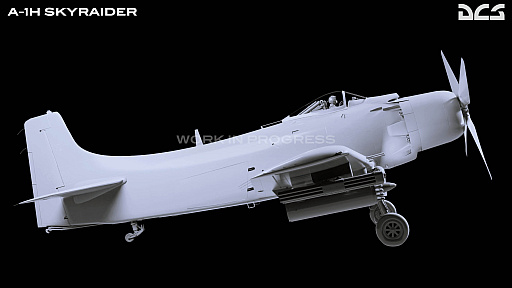 画像ギャラリー No.002のサムネイル画像 / 「DCS World」，機体モジュール「DCS: A-1H Skyraider」の制作を発表。巨大なペイロードと長い航続距離を誇る“スパッド”がDCSに参戦