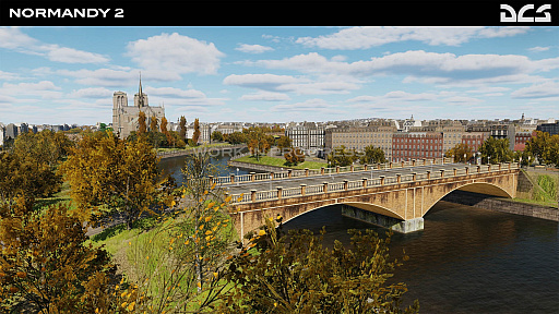 画像ギャラリー No.002のサムネイル画像 / 「DCS World」，イギリス南部とフランス北部を収録した最新マップモジュール，「DCS: Normandy 2.0」をリリース