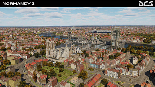 画像ギャラリー No.003のサムネイル画像 / 「DCS World」，イギリス南部とフランス北部を収録した最新マップモジュール，「DCS: Normandy 2.0」をリリース