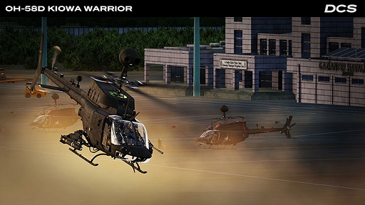 画像ギャラリー No.001のサムネイル画像 / 「DCS World」，機体モジュール「OH-58D Kiowa Warrior」を正式リリース。ローター上に装備した独特のMMSが特徴の偵察・軽攻撃ヘリ