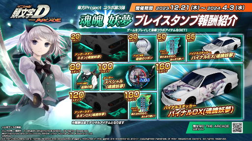 画像ギャラリー No.012のサムネイル画像 / 「頭文字DAC」，本日から「東方Project」コラボ第3弾がスタート