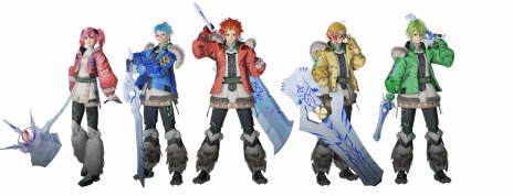 画像ギャラリー No.008のサムネイル画像 / 「PSO2 ニュージェネシス」の新WebCM“氷壁を穿つ五つの志 30秒紹介ムービー”公開。物語のキーとなる5人のキャラクターが登場