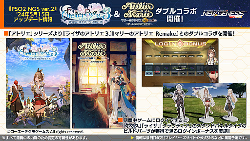 画像ギャラリー No.015のサムネイル画像 / 「PSO2 ニュージェネシス」公式番組まとめ。対戦コンテンツ「ラインストライク」は7月に。「コードギアス 反逆のルルーシュ R2」とのコラボも