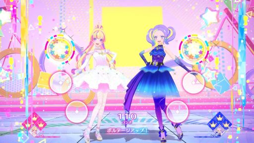 画像ギャラリー No.020のサムネイル画像 / 12月10日稼働の「データカードダス アイカツプラネット！」を紹介。前作からガラリと仕様が変わり，ライバルとのバトルが楽しめるゲームに