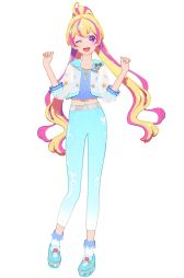 画像ギャラリー No.040のサムネイル画像 / 12月10日稼働の「データカードダス アイカツプラネット！」を紹介。前作からガラリと仕様が変わり，ライバルとのバトルが楽しめるゲームに