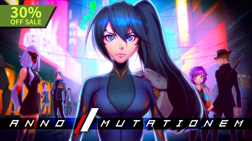 画像ギャラリー No.002のサムネイル画像 / サイバーパンクアクションADV「ANNO: Mutationem」，“ニューゲーム＋”や新EDなどを追加するアップデート情報を公開。PC版のセール情報も