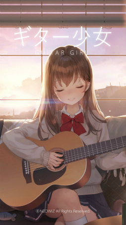 画像ギャラリー No.001のサムネイル画像 / 音楽で幸せを届ける「ギター少女」が配信開始。恥ずかしがり屋の女の子が，勇気を出して動画配信