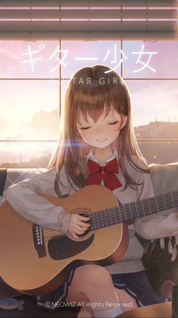 画像ギャラリー No.001のサムネイル画像 / 配信はじめました。スマホ向け放置ゲーム「ギター少女」を紹介する「（ほぼ）日刊スマホゲーム通信」第2486回