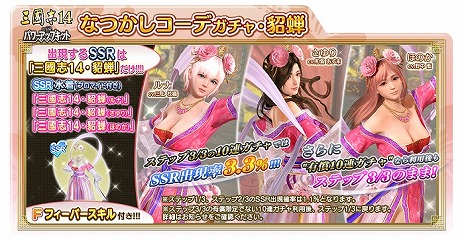 画像ギャラリー No.010のサムネイル画像 / 「三國志14 with パワーアップキット」，4人の「DOAXVV」コラボ武将が参戦する無料DLCがリリース。新たな戦記制覇シナリオも有料DLCで登場