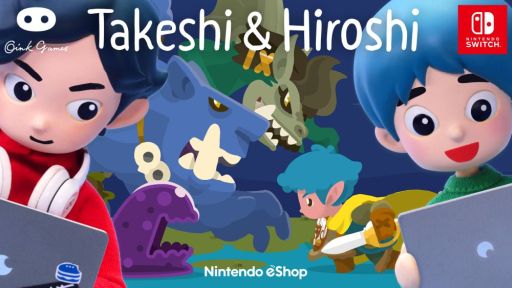 画像ギャラリー No.001のサムネイル画像 / 「タケシとヒロシ」のNintendo Switch版が配信開始。ミニゲーム“500m Zombie Escape”も収録