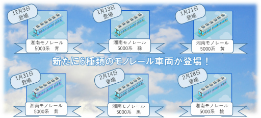 画像ギャラリー No.001のサムネイル画像 / 「トレすごタウン」,チェックイン対応駅に湘南モノレールを追加
