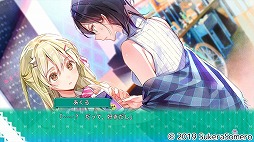 画像ギャラリー No.007のサムネイル画像 / 百合系ADV「推しのラブより恋のラブ」，iOS/Android版がリリース。女の子同士の“ドタバタ恋愛追いかけっこ”