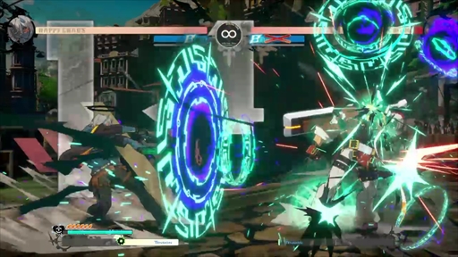 画像ギャラリー No.014のサムネイル画像 / 「GUILTY GEAR -STRIVE-」，ハッピーケイオスのプレイフィールをお届け。銃を使った強力なラッシュが特徴のテクニカルファイター