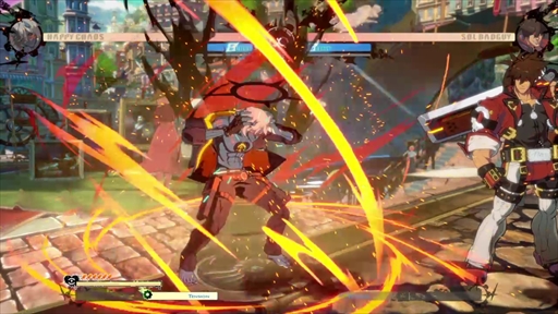 画像ギャラリー No.015のサムネイル画像 / 「GUILTY GEAR -STRIVE-」，ハッピーケイオスのプレイフィールをお届け。銃を使った強力なラッシュが特徴のテクニカルファイター