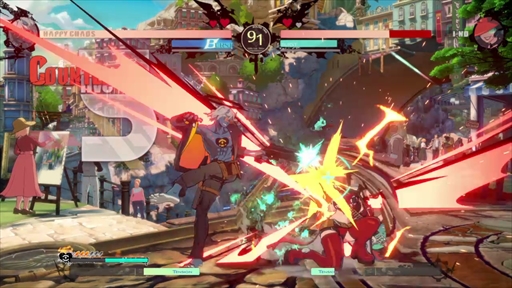 画像ギャラリー No.017のサムネイル画像 / 「GUILTY GEAR -STRIVE-」，ハッピーケイオスのプレイフィールをお届け。銃を使った強力なラッシュが特徴のテクニカルファイター