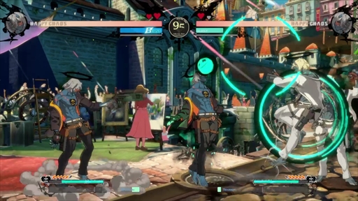 画像ギャラリー No.020のサムネイル画像 / 「GUILTY GEAR -STRIVE-」，ハッピーケイオスのプレイフィールをお届け。銃を使った強力なラッシュが特徴のテクニカルファイター