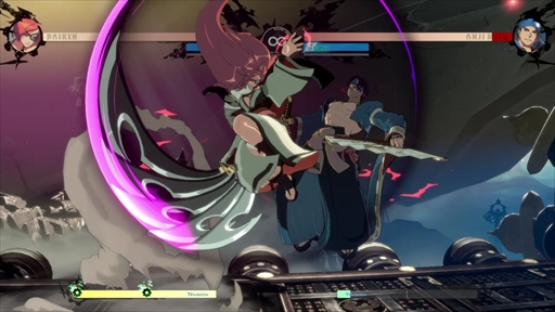 画像ギャラリー No.008のサムネイル画像 / 「GUILTY GEAR -STRIVE-」，梅喧のプレイフィールを紹介。守りのバトルスタイルはそのままに，新たな武器となる“連結”を獲得