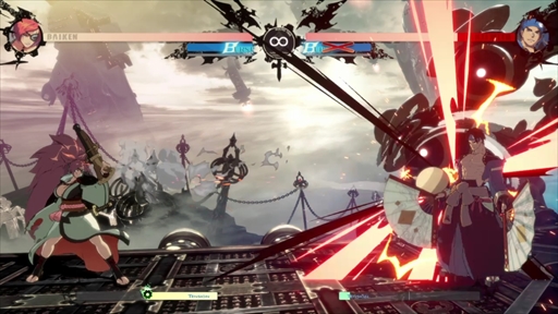 画像ギャラリー No.012のサムネイル画像 / 「GUILTY GEAR -STRIVE-」，梅喧のプレイフィールを紹介。守りのバトルスタイルはそのままに，新たな武器となる“連結”を獲得