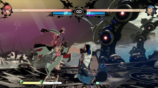 画像ギャラリー No.016のサムネイル画像 / 「GUILTY GEAR -STRIVE-」，梅喧のプレイフィールを紹介。守りのバトルスタイルはそのままに，新たな武器となる“連結”を獲得