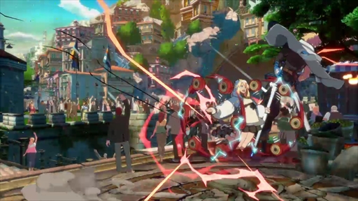 画像ギャラリー No.012のサムネイル画像 / 「GUILTY GEAR ‐STRIVE‐」,待望の復活を遂げたブリジットのプレイフィールをお届け。ヨーヨーを絡めた多彩な動きで対戦相手を翻弄しよう
