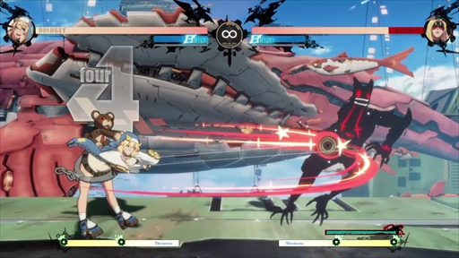 画像ギャラリー No.019のサムネイル画像 / 「GUILTY GEAR ‐STRIVE‐」,待望の復活を遂げたブリジットのプレイフィールをお届け。ヨーヨーを絡めた多彩な動きで対戦相手を翻弄しよう